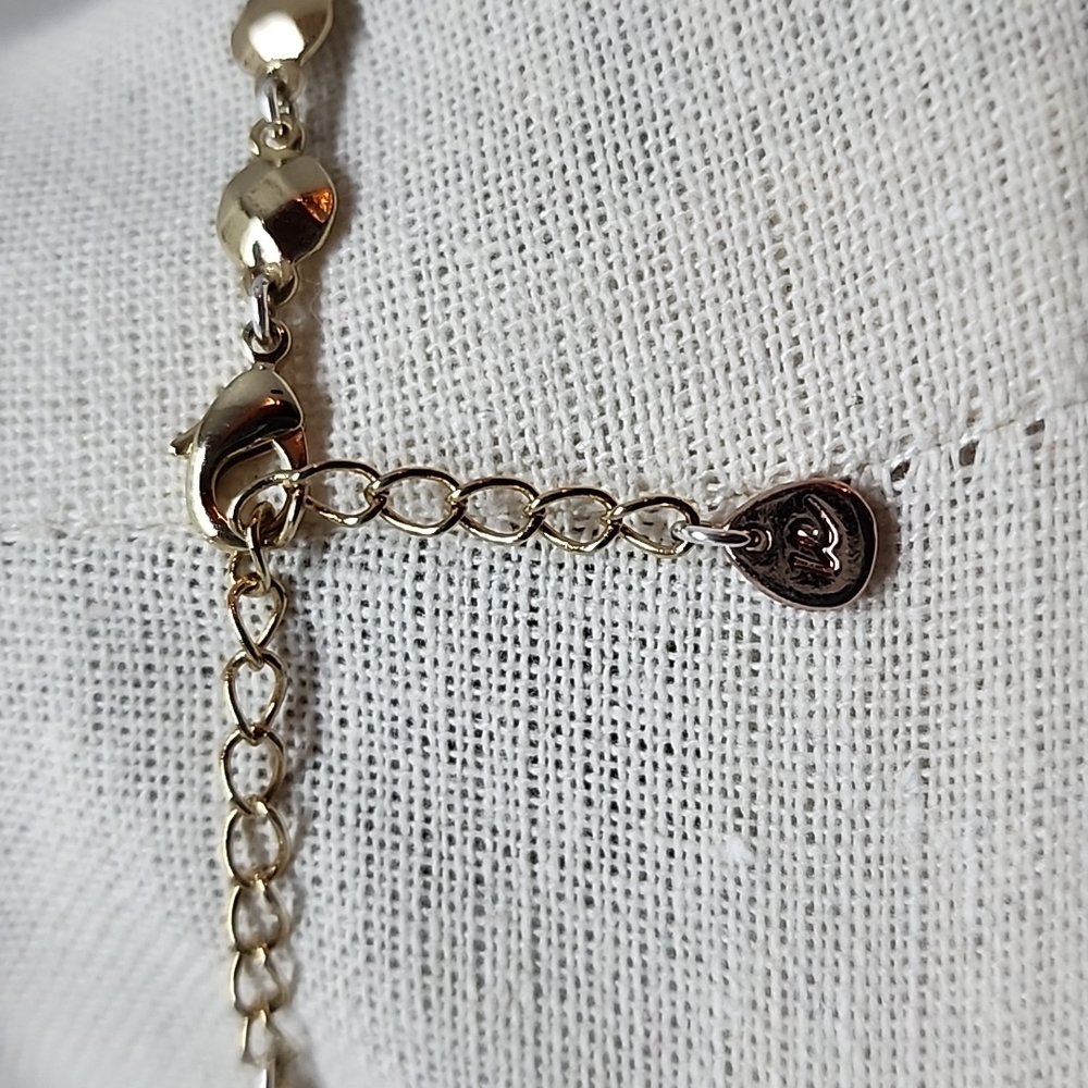 LC Gold Tone Necklace - Picture 6 of 8